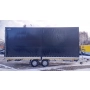 LT-158 przyczepa + plandeka 620x220x260cm, spedycyjna przyczepa ciężarowa, towarowa, 3 osiowa, DMC 3500kg